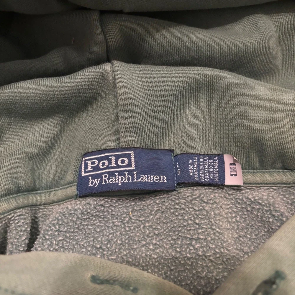 Polo Ralph Lauren Key West Marlin Fishing Hoodie Green Mens Large Embroidery Vtg